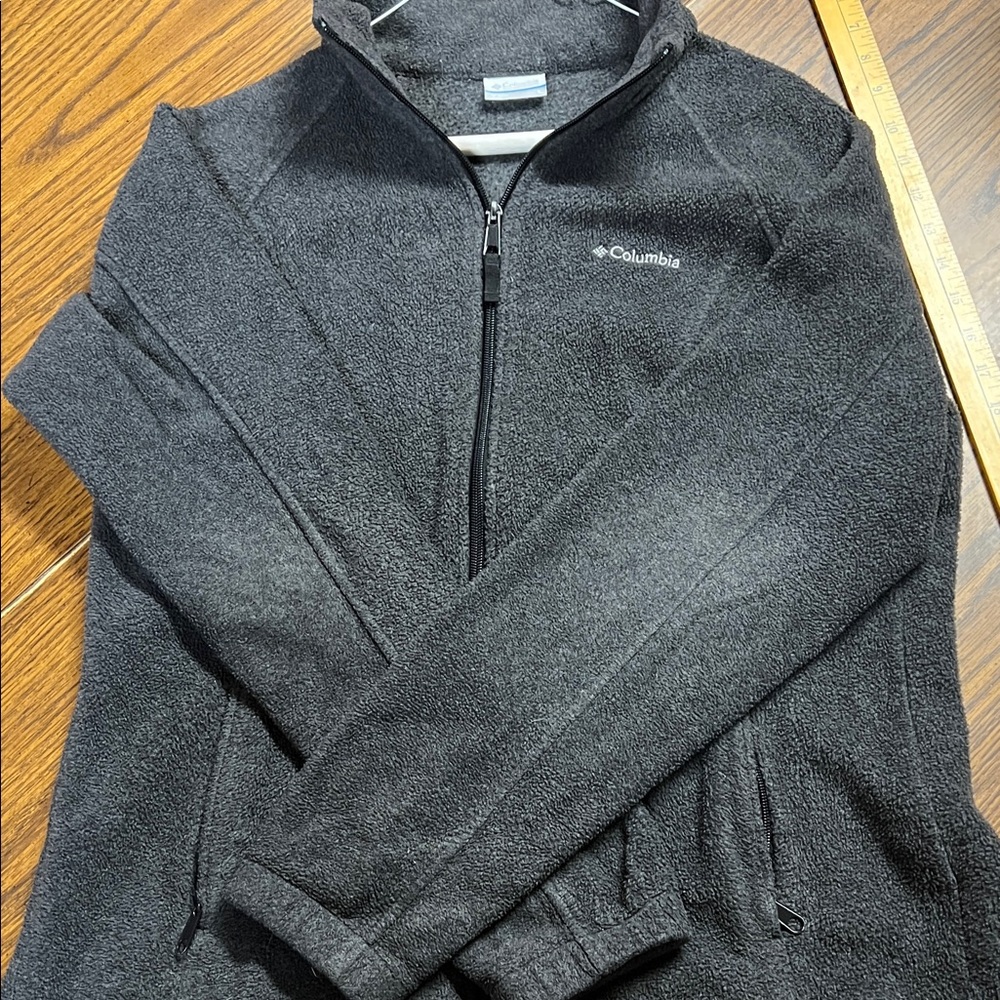 Columbia Women’s Charcoal Black Full-Zip Fleece Jacket